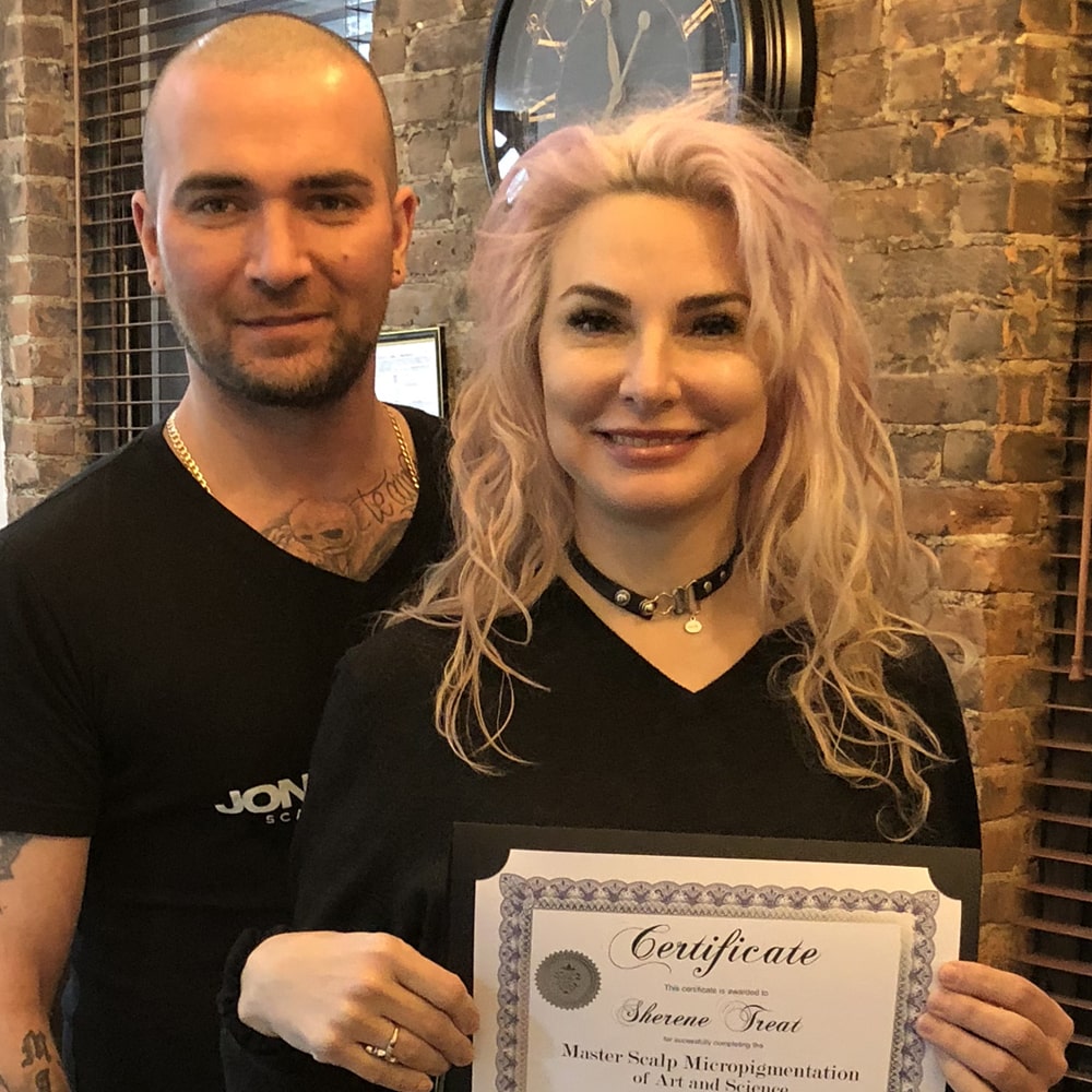 Master Scalp Micropigmentation Certificate with Jonathan Gerow NYC